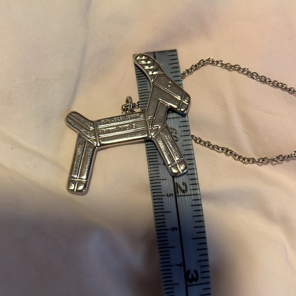 GEORGE JENSEN STERLING SILVER TREE ORNAMENT PENDANT DONKEY - Picture 4 of 4